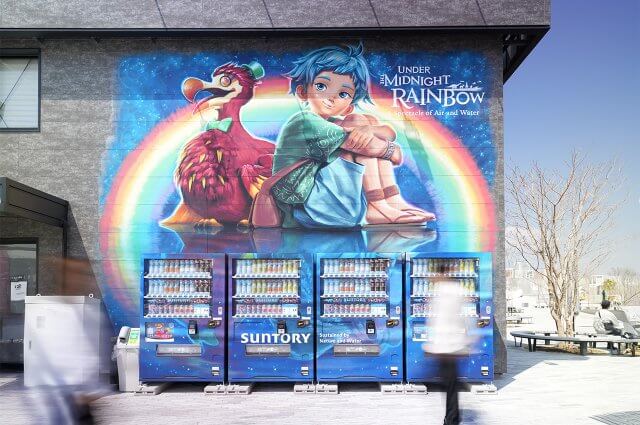 アオ虹自動販売機