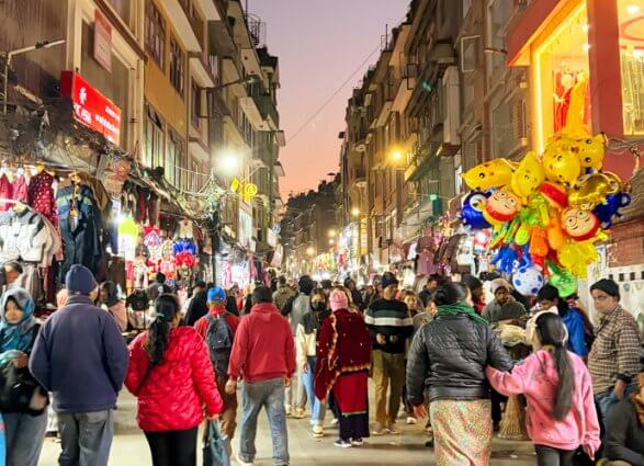 ネパールの街並み