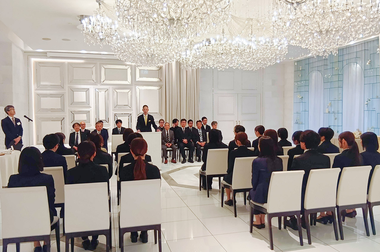 2026年度入社式を行いました サムネイル