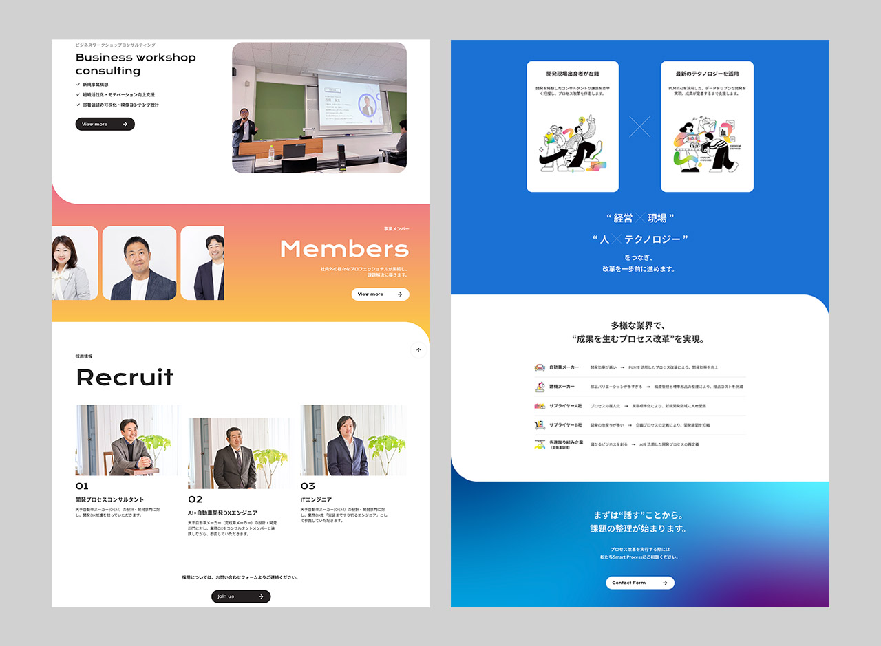 Webサイトのデザイン